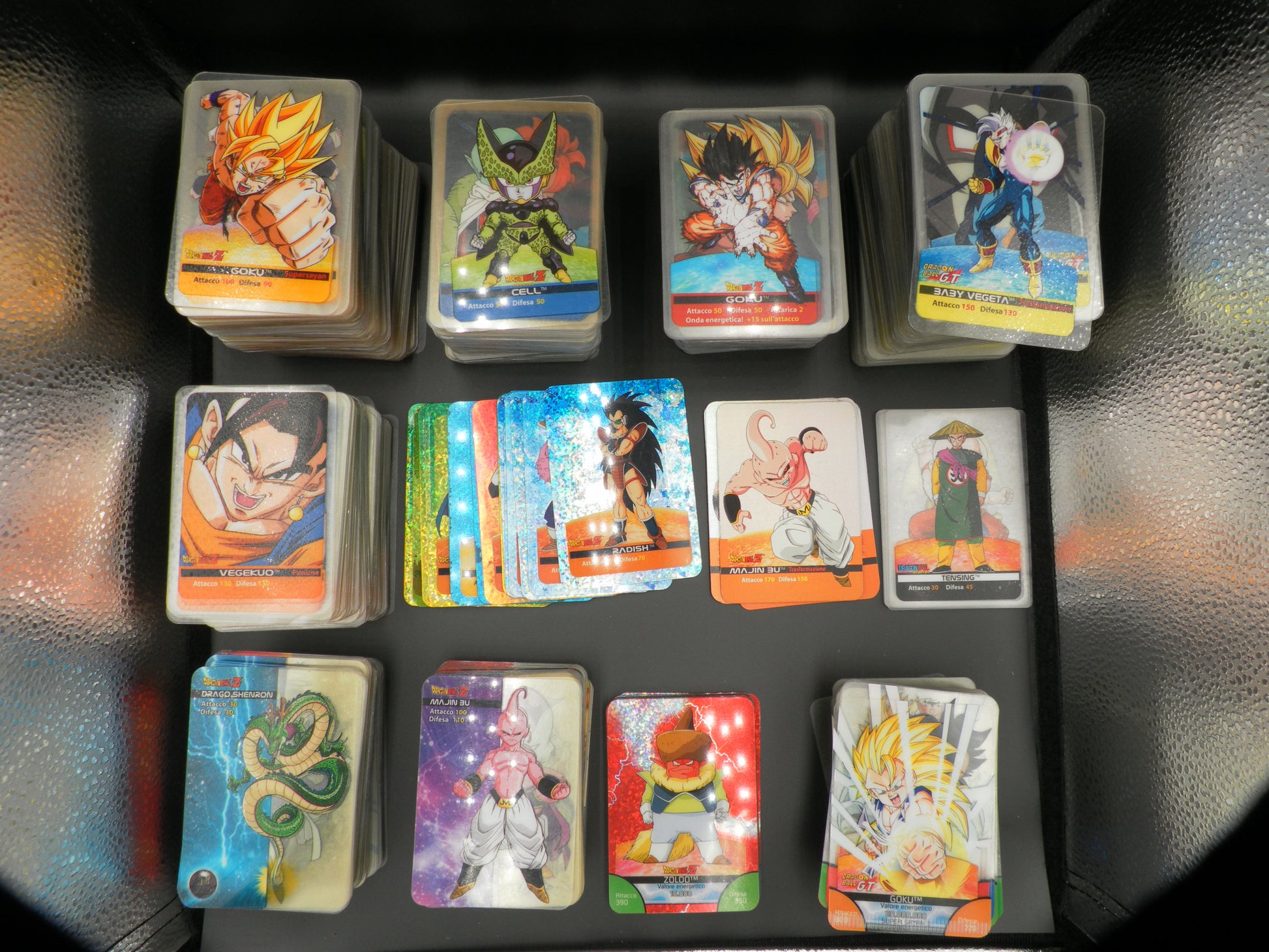 LOTTO DI CIRCA 1500/1700 LAMINCARDS DRAGONBALL TUTTE LE EDIZIONI