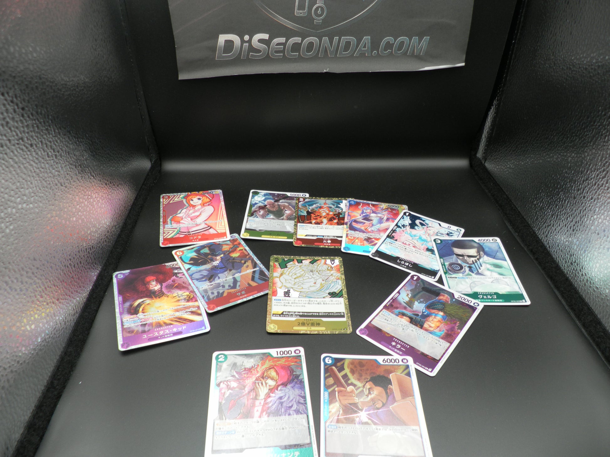 lotto di 12 carte ONE-PIECE OP05 RARE