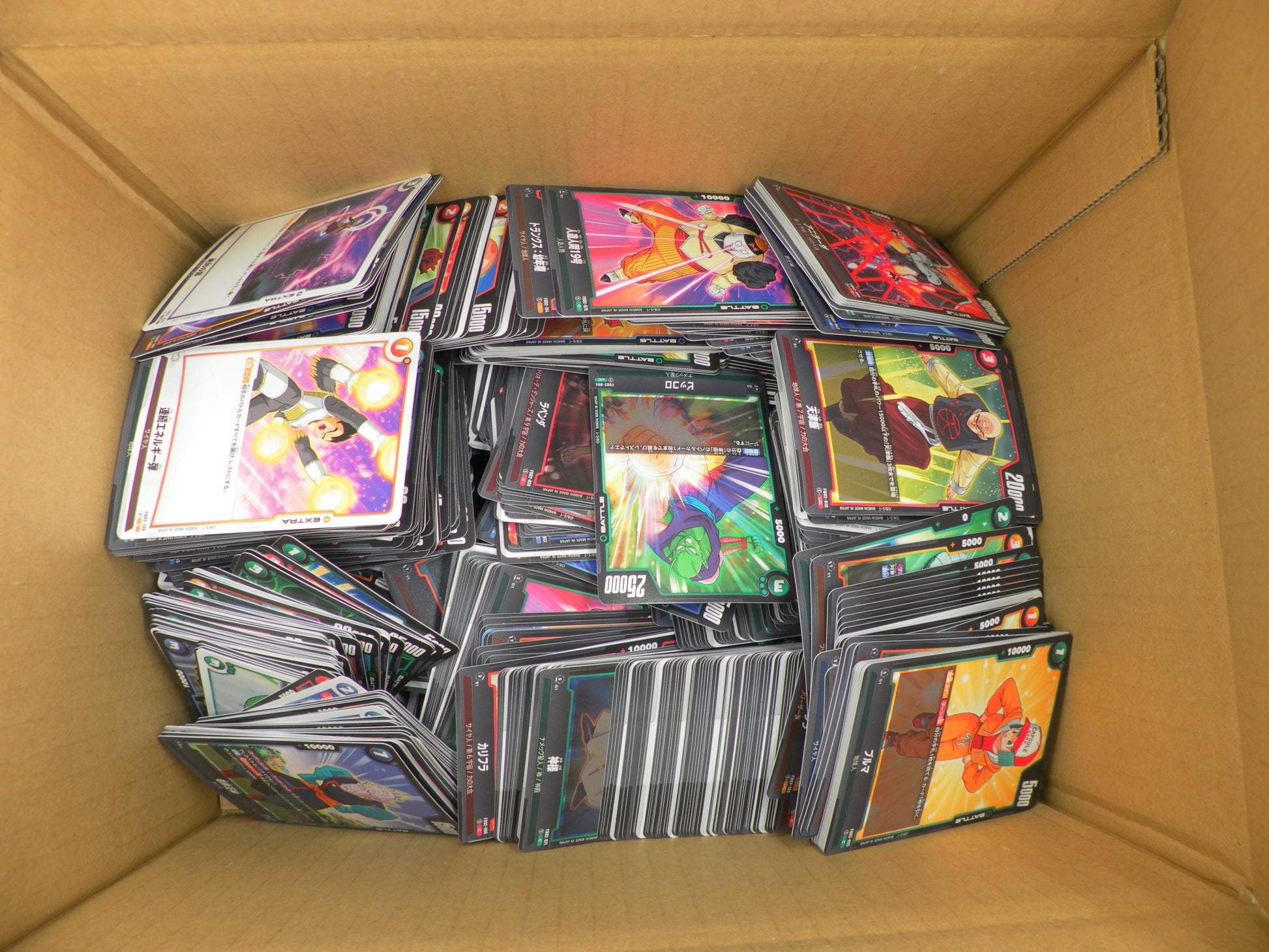 lotto di circa 1000 (mille) carte DRAGONBALL FB02 JAP