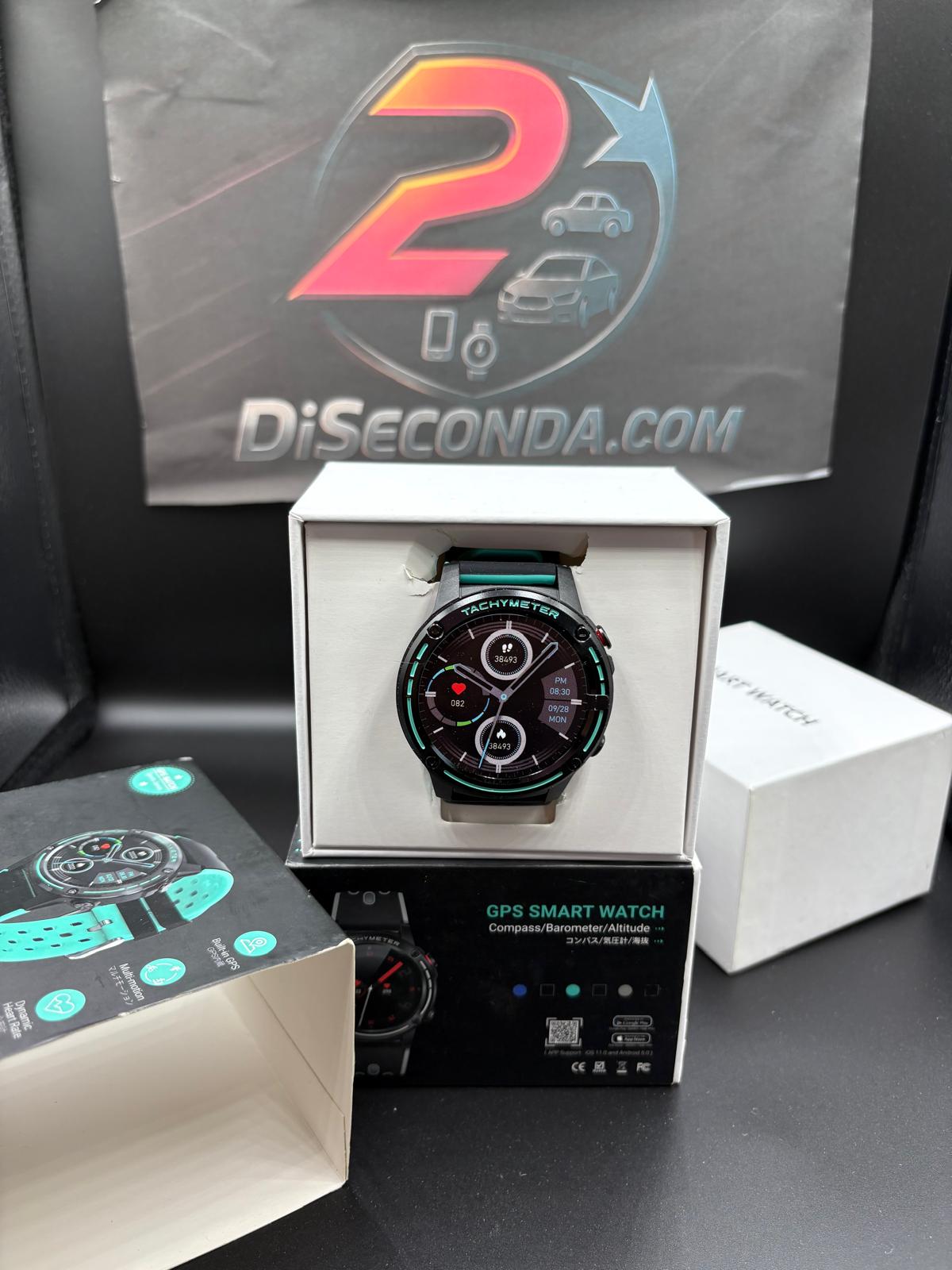 SMARTWATCH SPORT GPS BATTITO CARDIACO ALTITUDINE BAROMETRO